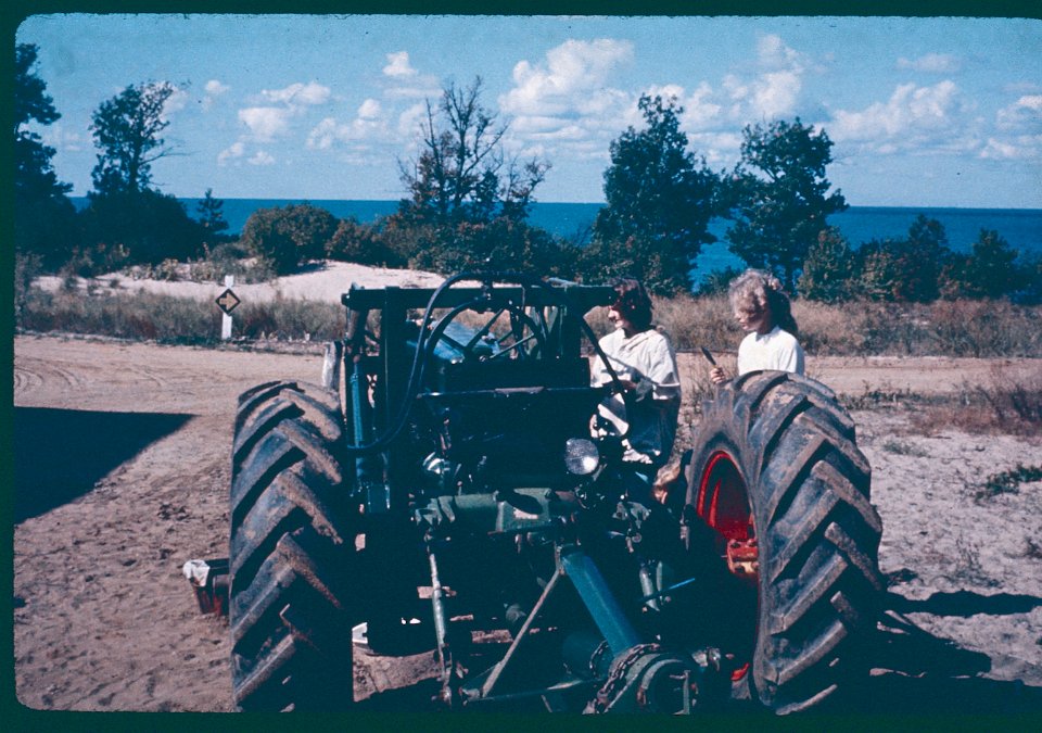 Unknown Tractor and Campers